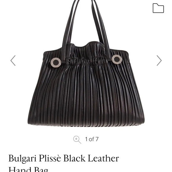 BVLGARI vintage bag (authentic) use 2x only. It’s in excellent condition. - Picture 4 of 11